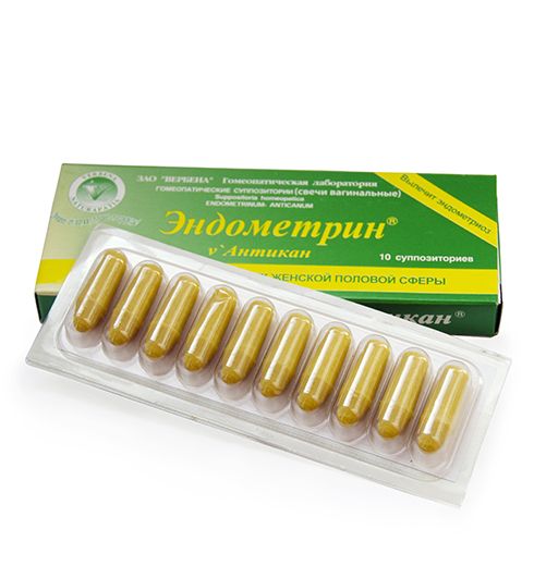Свечи гомеопатические «Антикан-Эндометрин»